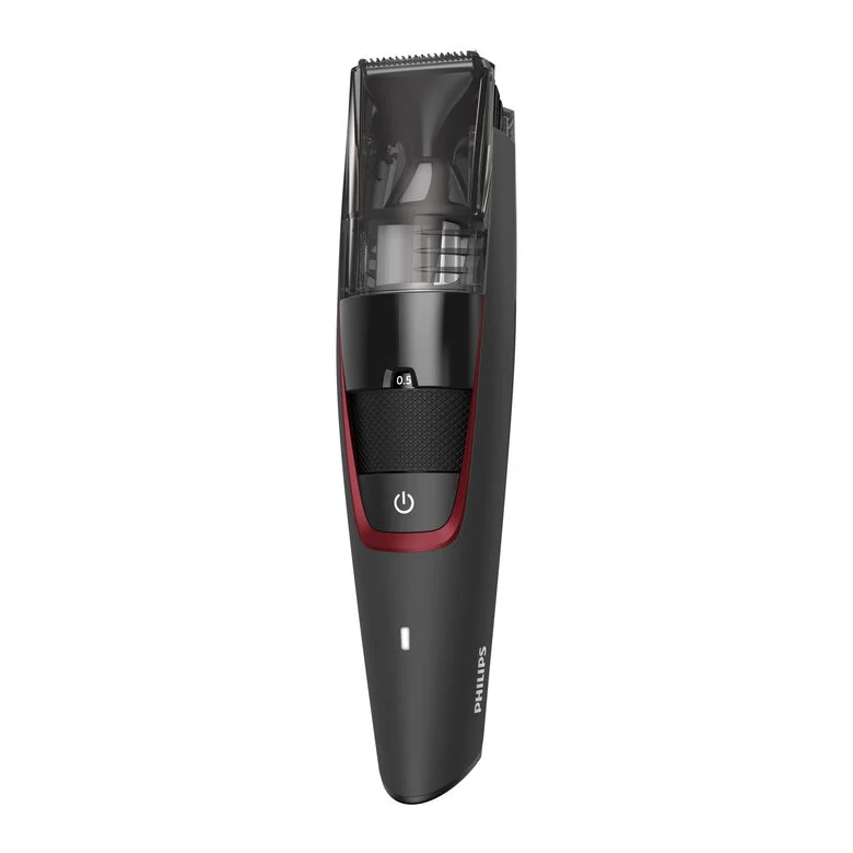 Philips BEARDTRIMMER Series 7000 Regolabarba con sistema aspirante, regolazioni da 0,5 mm