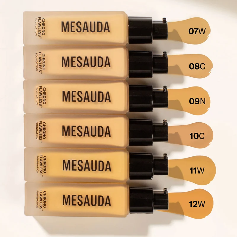 Mesauda Beauty Chrono Flawless Foundation 08C 30ml - fondotinta fluido a lunga tenuta