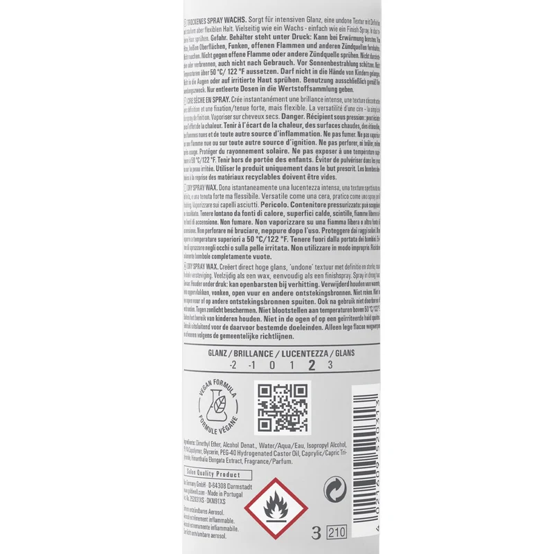Goldwell Stylesign Dry Spray Wax 150ml - cera spray tenuta forte