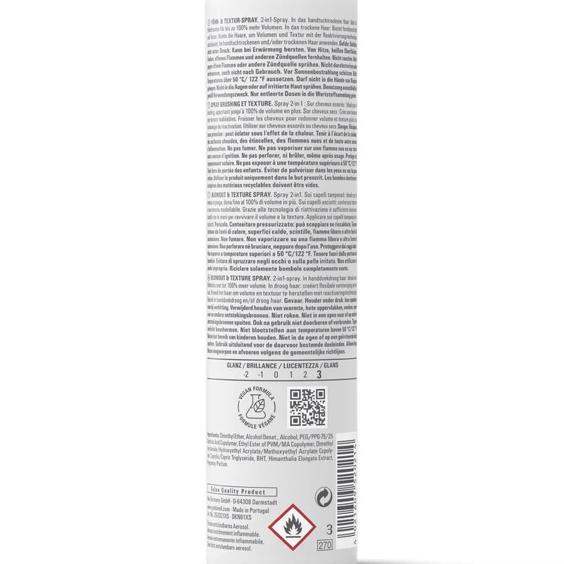 Goldwell Stylesgin Blowout + Texture Spray 200ml - spray volumizzante