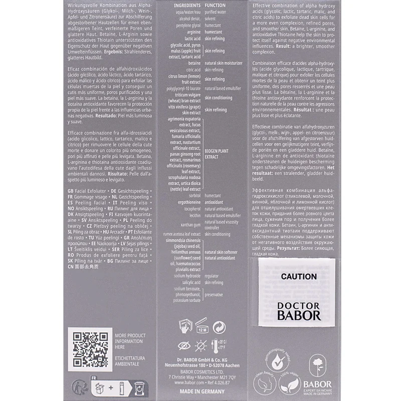 Babor Doctor Babor Resurface Exfoliating Antioxidant Gel 50ml - gel viso esfoliante antiossidante