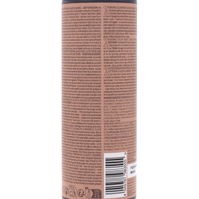Schwarzkopf Chroma ID Color Mask 8-46 Glazed Caramel 300ml - maschera colorata semipermanente