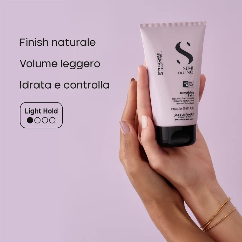 Alfaparf Milano Semi Di Lino Style&Care Texturizing Balm 150ml - balsamo texturizzante tenuta leggera