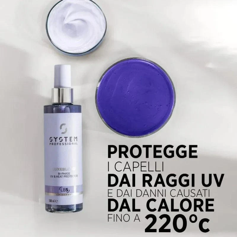 System Professional LuxeBlond Bi Phase UV spray termoprotettore LB5 180ml