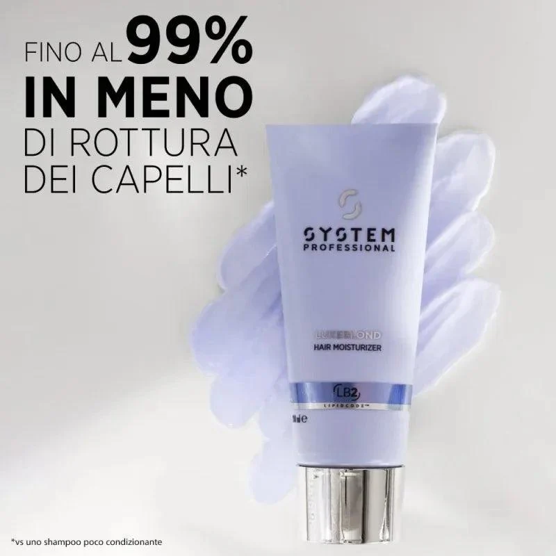 System Professional LuxeBlond Hair Moisturiser balsamo capelli biondi LB2 200ml