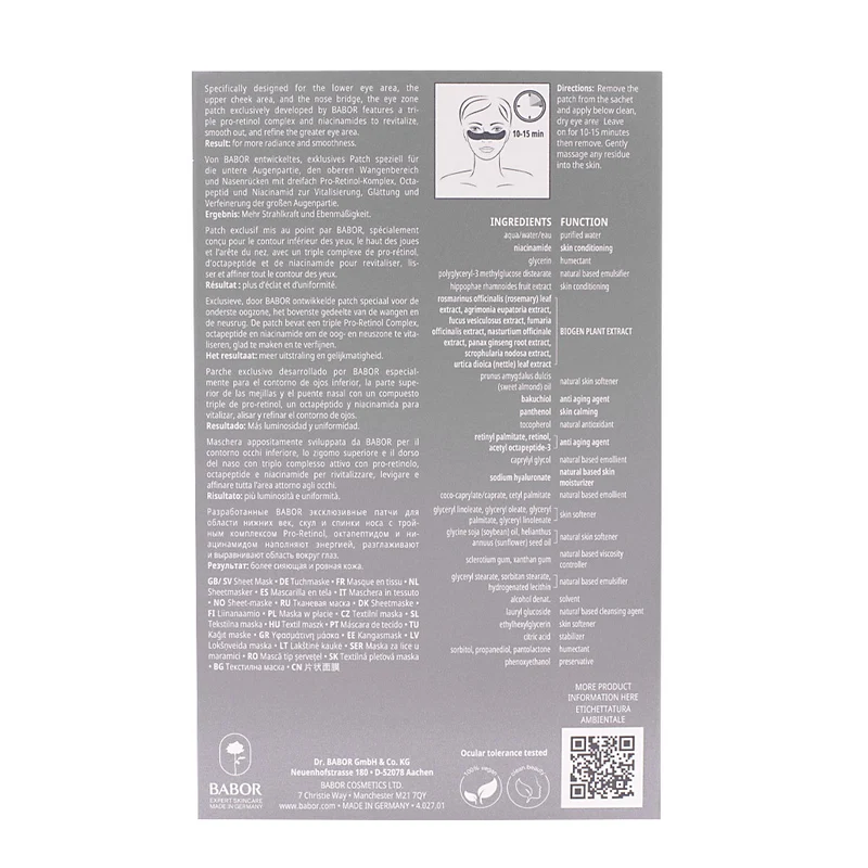Babor Doctor Babor Resurface Renewal Eye Zone Patch 5pz - patch occhi effetto simil botox