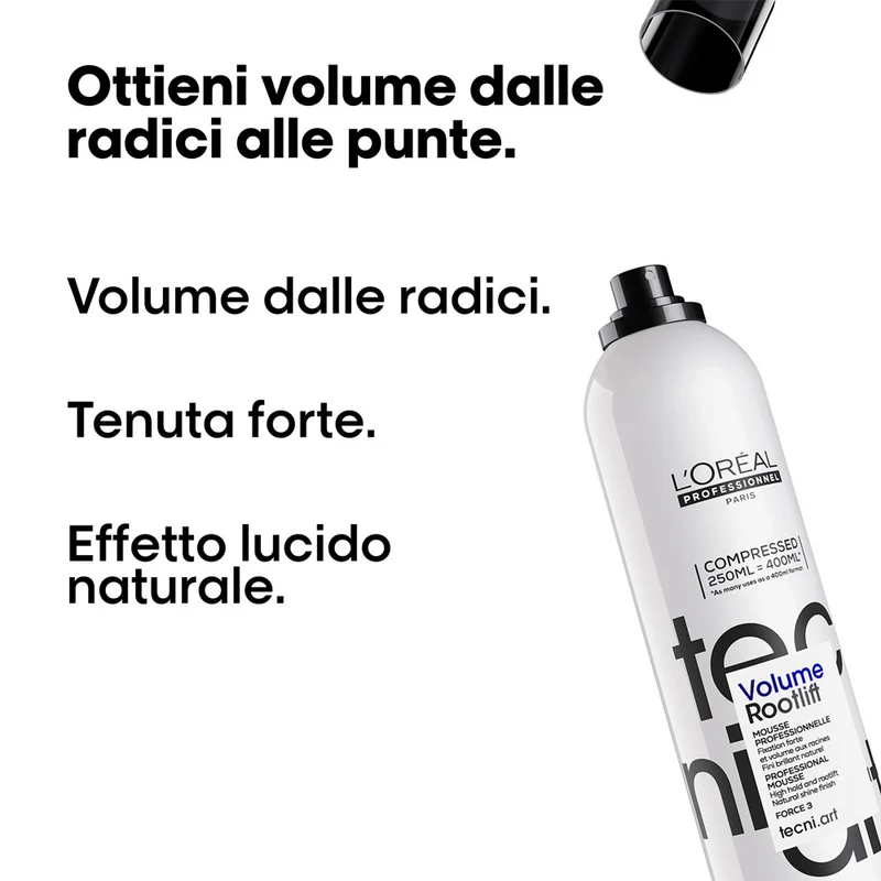 L'Oréal TecniArt Volume Rootlift Mousse 250ml - spray volume radici