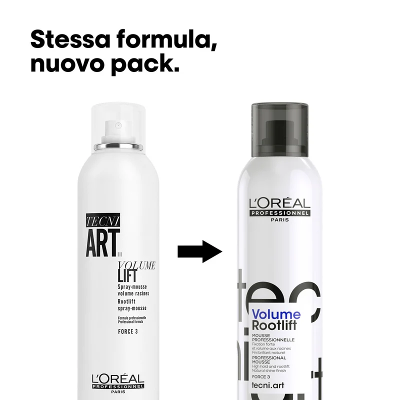 L'Oréal TecniArt Volume Rootlift Mousse 250ml - spray volume radici