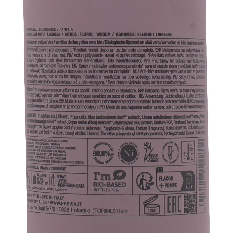 Previa Curlfriends Luscious Curls Spray 200ml - spray modellante anticrespo capelli ricci