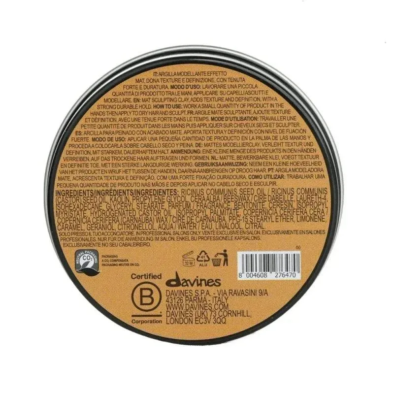 Davines Pasta & Love Styling Clay Argilla Modellante per Capelli 50ml
