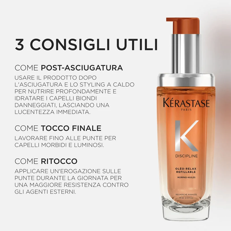 Kerastase Discipline L'Huile Oléo-Relax 75ml - olio anti-volume