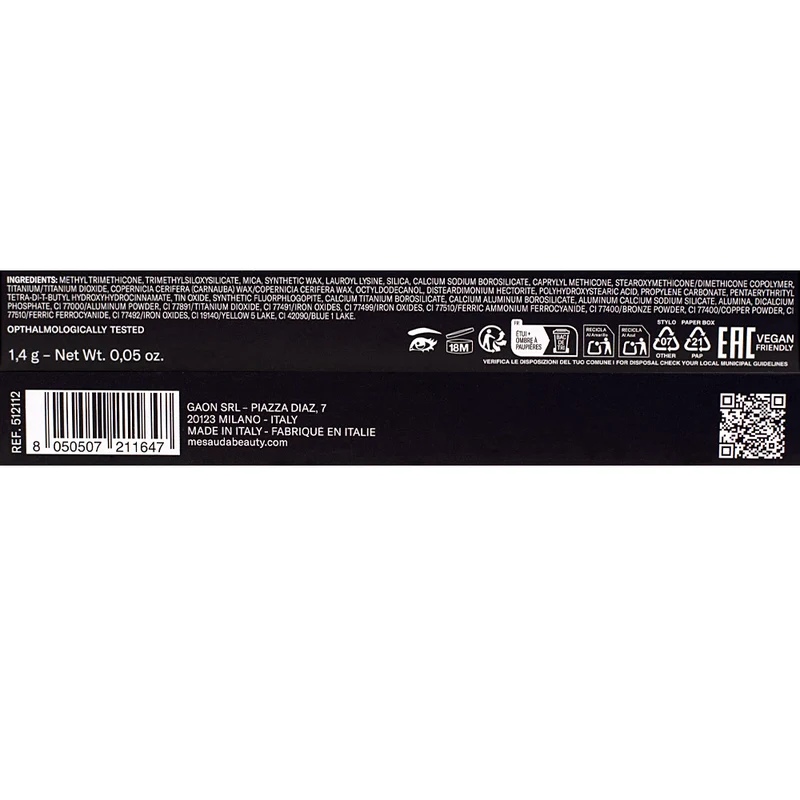 Mesauda Beauty Drawmatic Shadow 112 Magnet 1.4gr - ombretto stylo multiuso