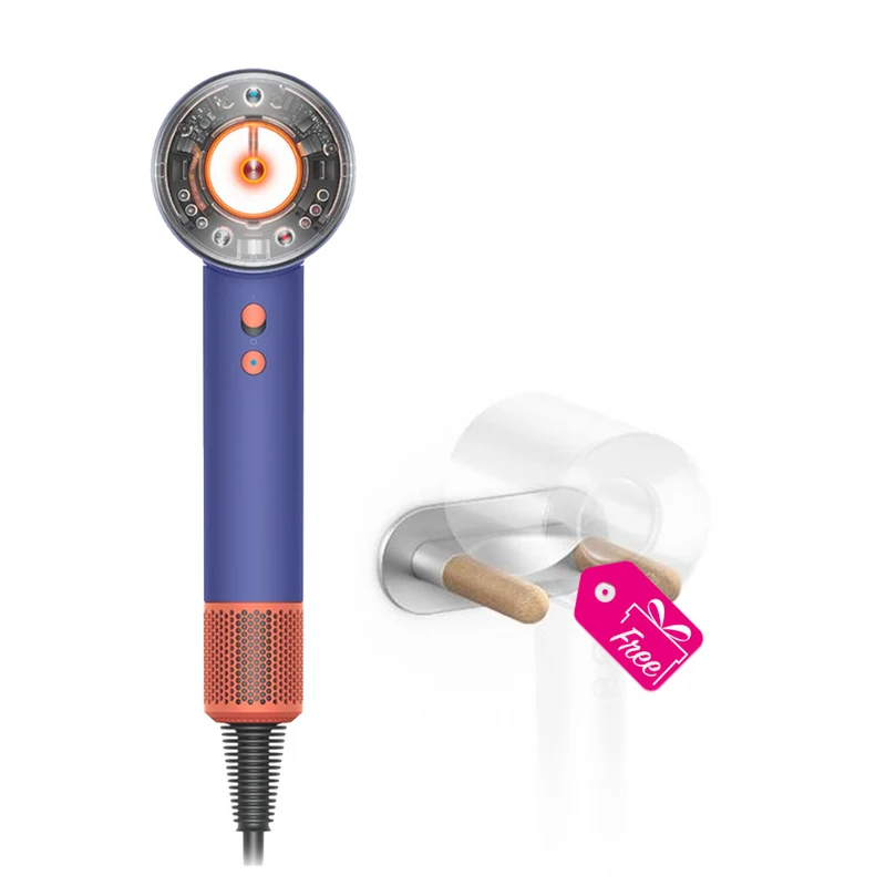 Dyson Supersonic Nural Phon Pervinca/ Tangerine + Supporto Parete OMAGGIO