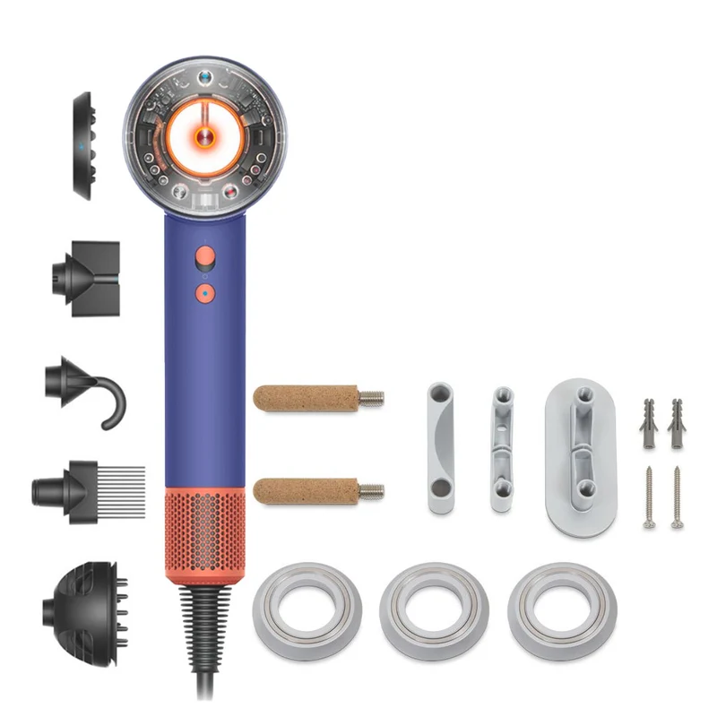 Dyson Supersonic Nural Phon Pervinca/ Tangerine + Supporto Parete OMAGGIO