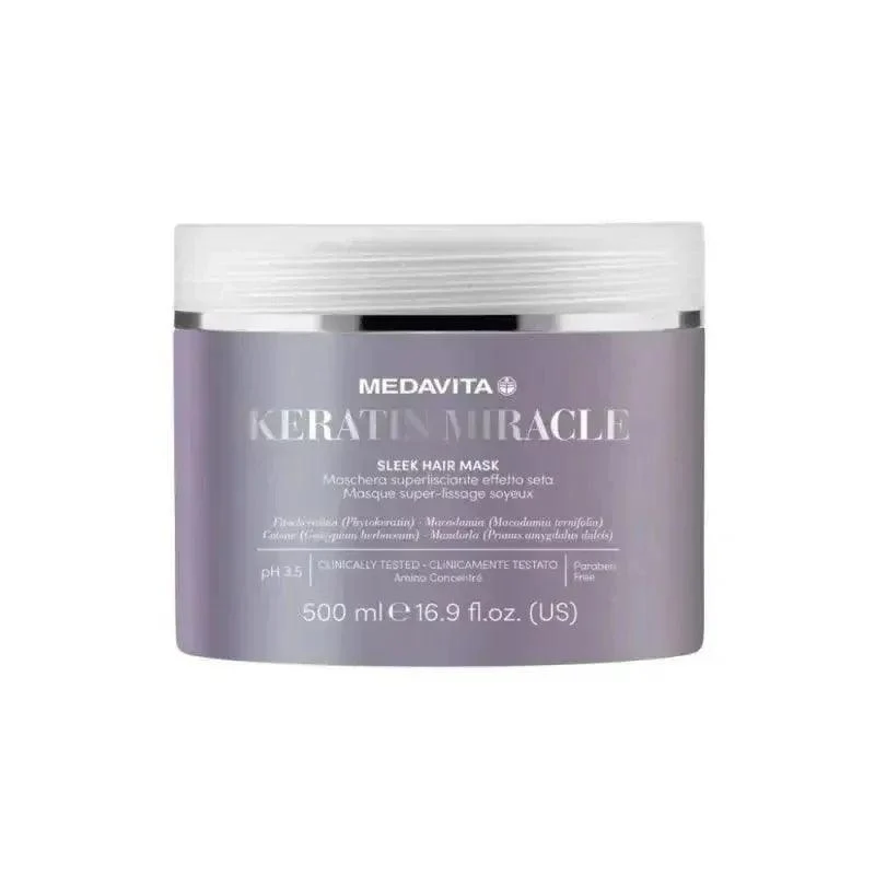 Medavita Keratin Miracle Sleek Hair Mask maschera lisciante capelli