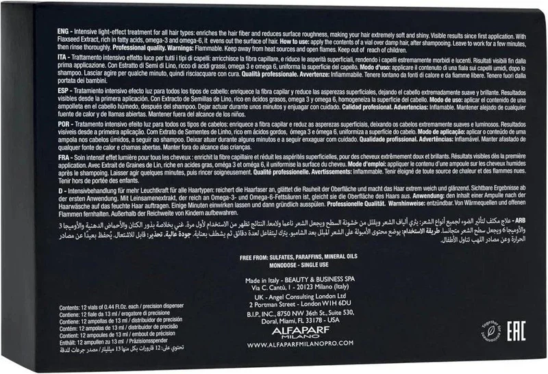 Alfaparf Milano Professional Semi Di Lino Illuminating Alfaparf