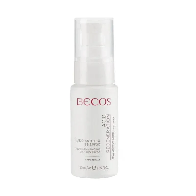 Becos Acid Regeneration Fluido Viso Anti Età BB SPF30 50ml