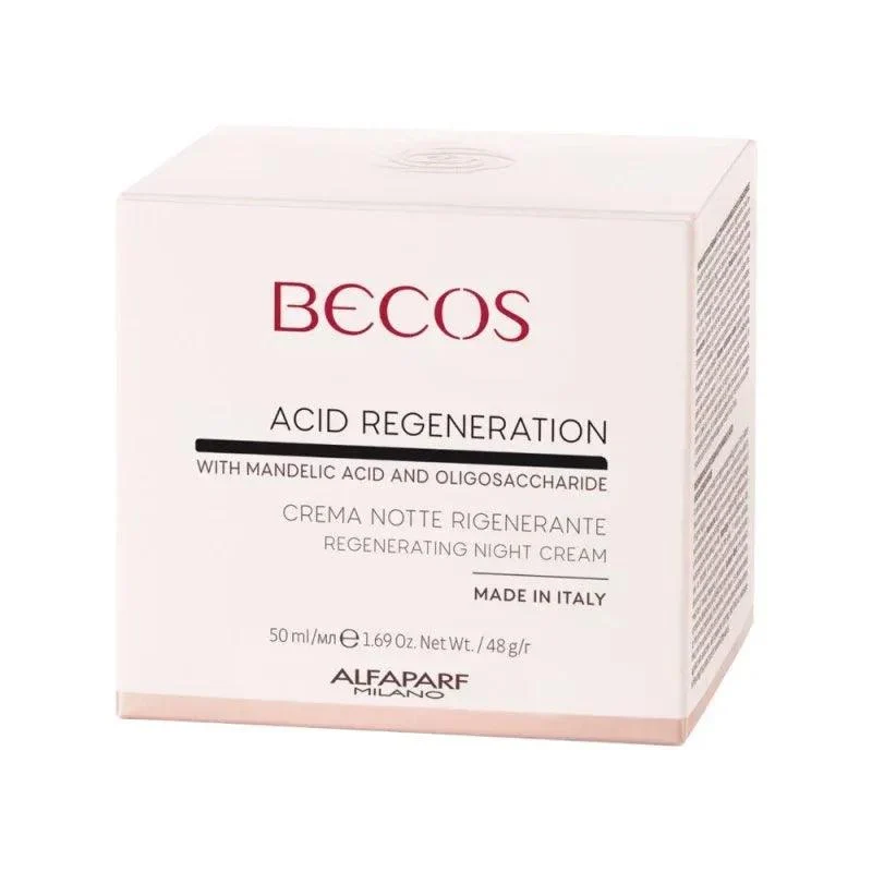 Becos Acid Regeneration Crema Viso Notte Rigenerante 50ml