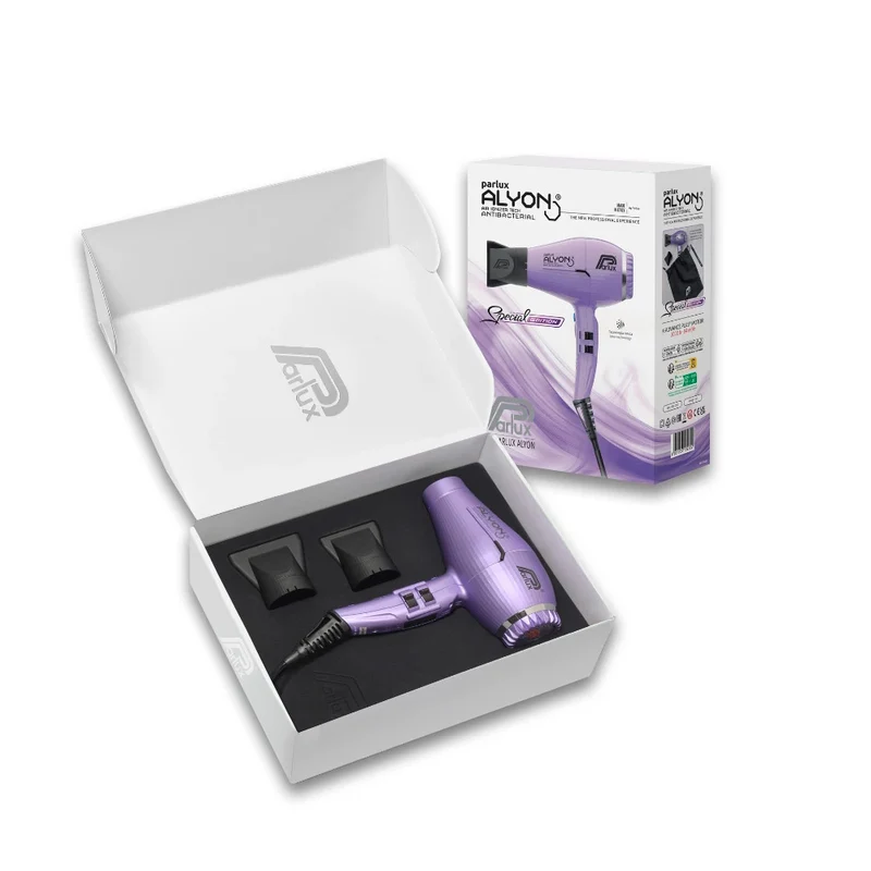 Parlux Alyon Air Ionizer Tech Antibacterial Special Edition Lilla - asciugacapelli