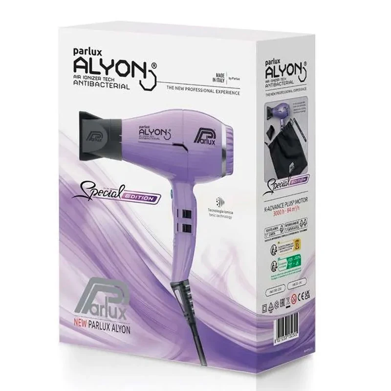 Parlux Alyon Air Ionizer Tech Antibacterial Special Edition Lilla - asciugacapelli