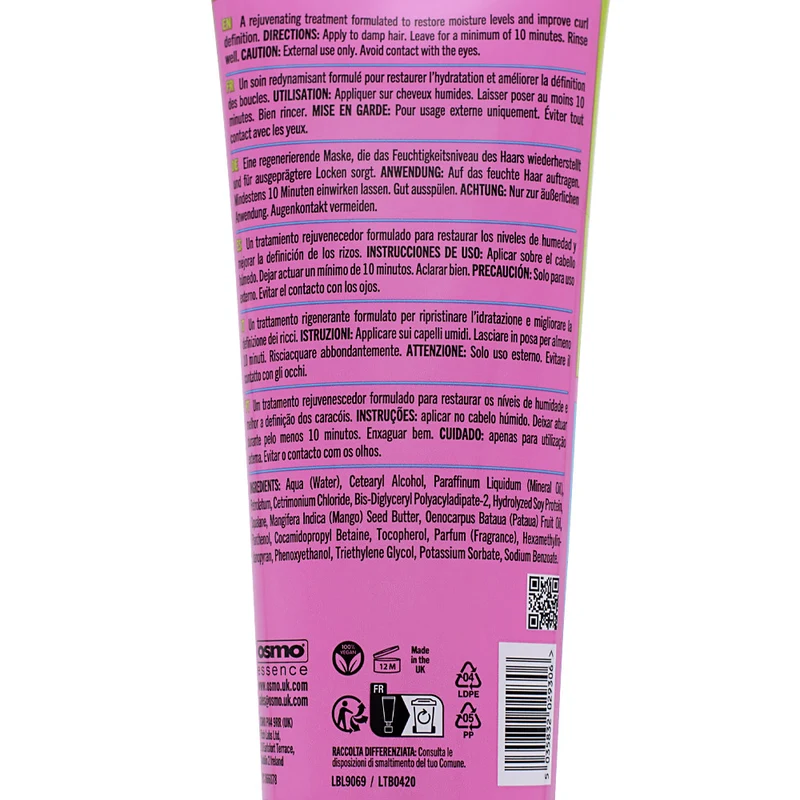 Osmo Essence Renourishing Curl Mask 250ml - maschera nutriente
