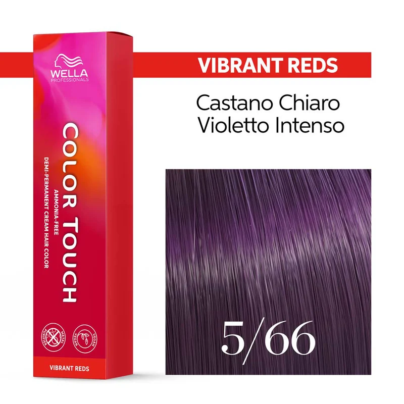 Wella Color Touch Vibrant Reds 5/66 Beaujolais 60ml - colore semipermanente senza ammoniaca