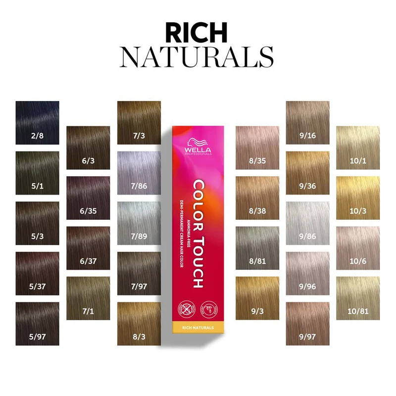 Wella Color Touch Rich Naturals 9/96 Biondo Chiarissimo Cendré Violetto 60ml - colore semipermanente senza ammoniaca