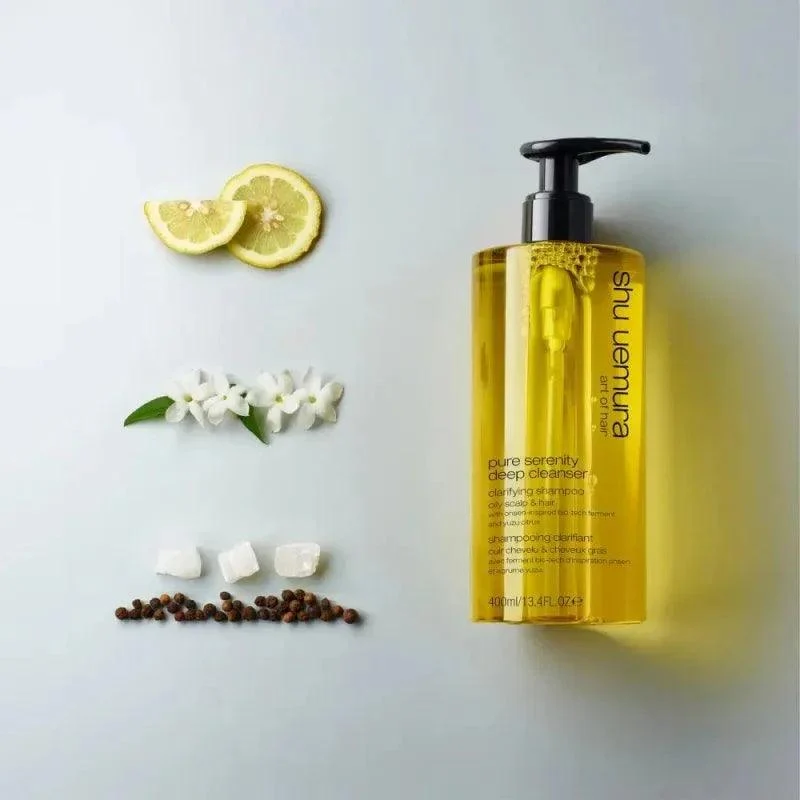 Shu Uemura Pure Serenity Deep Cleanser Shampoo Capelli Grassi 400ml