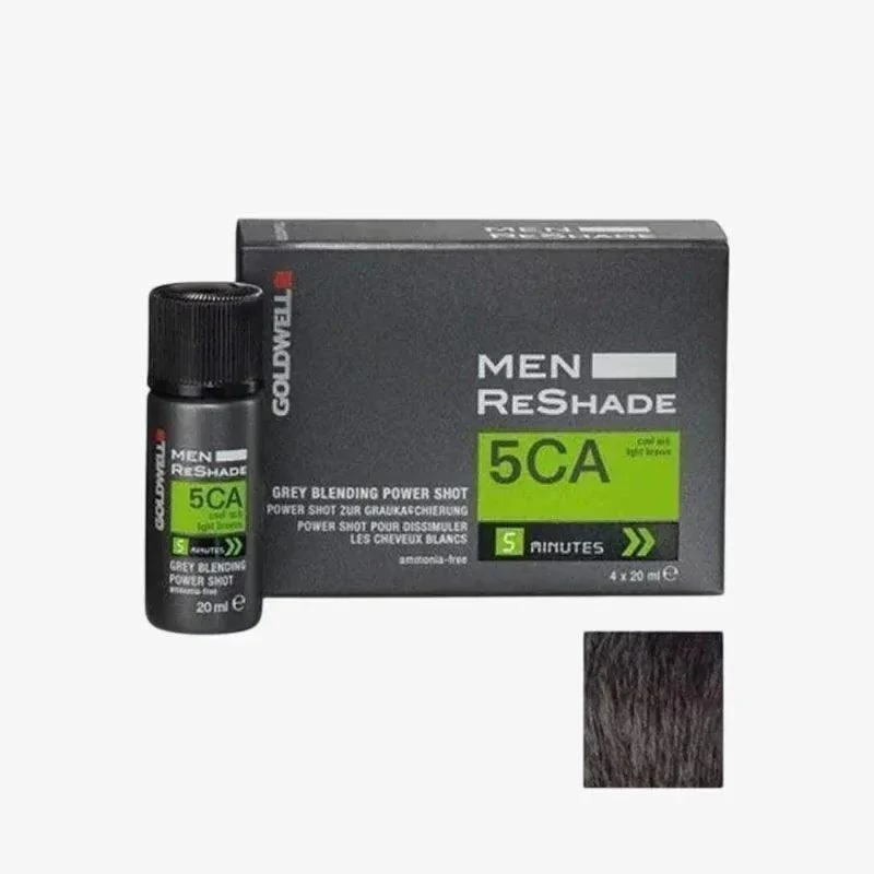 Men Reshade Goldwell 5CA Castano Chiaro 4x20ml