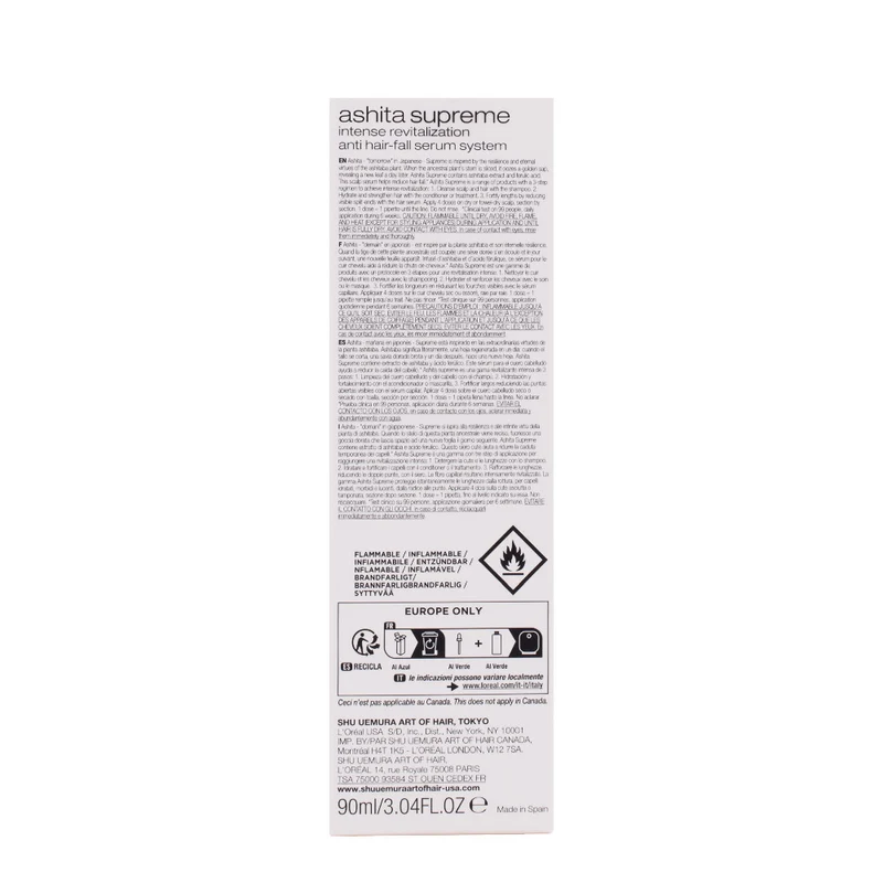 Shu Uemura Ashita Supreme Intense Revitalization Anti Hair-Fall Serum Scalp 90ml - siero anticaduta