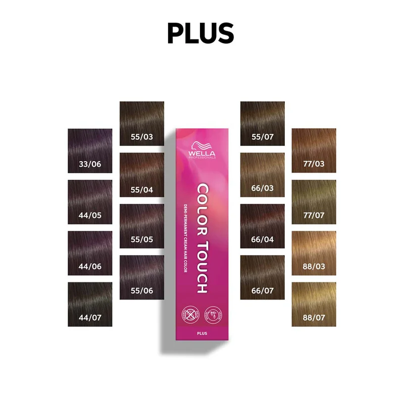 Wella Color Touch Plus 66/04 Biondo Scuro Intenso Naturale 60ml - colore demi-permanente