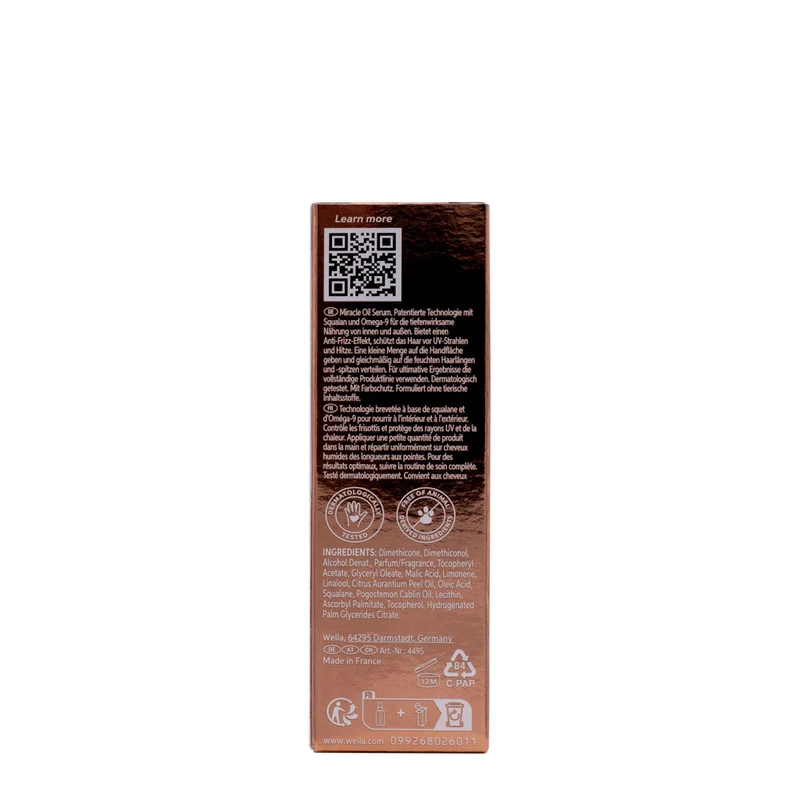Wella Ultimate Smooth Oil Serum 30ml - serum anticrespo