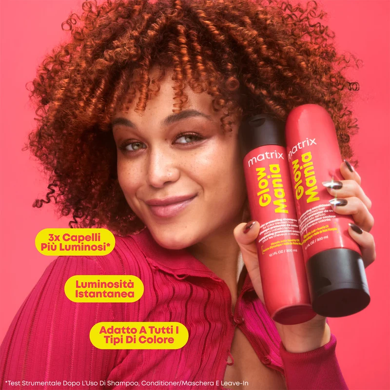 Matrix Haircare Glow Mania Shampoo 300ml - shampoo capelli spenti e colorati