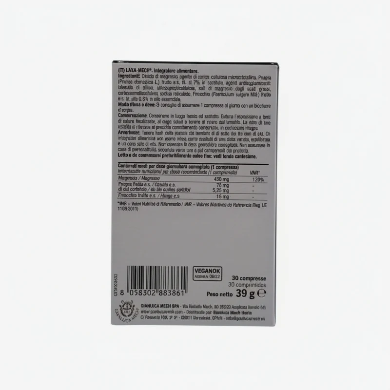 Gianluca Mech Integratori Flora Intestinale Intestinali Laxa-Mech 30 compresse
