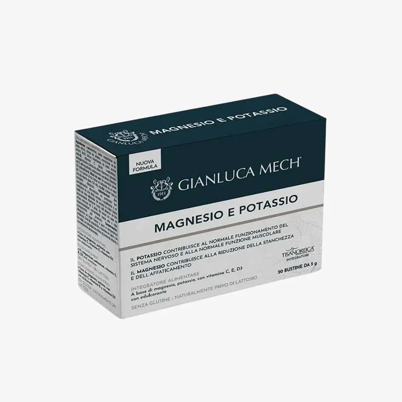 Gianluca Mech Integratori Magnesio e Potassio 20 bustine