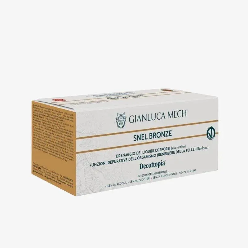 Gianluca Mech Decottopia Snel Bronze Integratori Drenanti 8x30ml