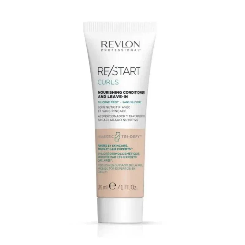 Revlon Restart Curls Nourishing Conditioner And Leave In Balsamo Capelli Ricci