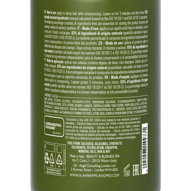 Alfaparf Milano Benvoleo Hydration Hydra Rich Conditioner 275ml - balsamo idratante