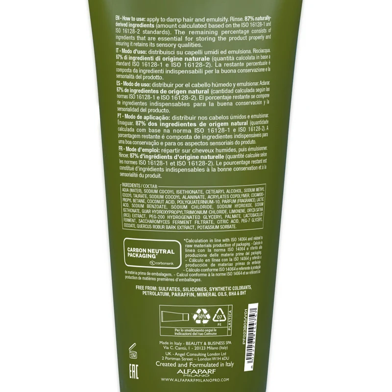 Alfaparf Milano Benvoleo Hydration Creamy Shampoo 200ml - shampoo in crema idratante