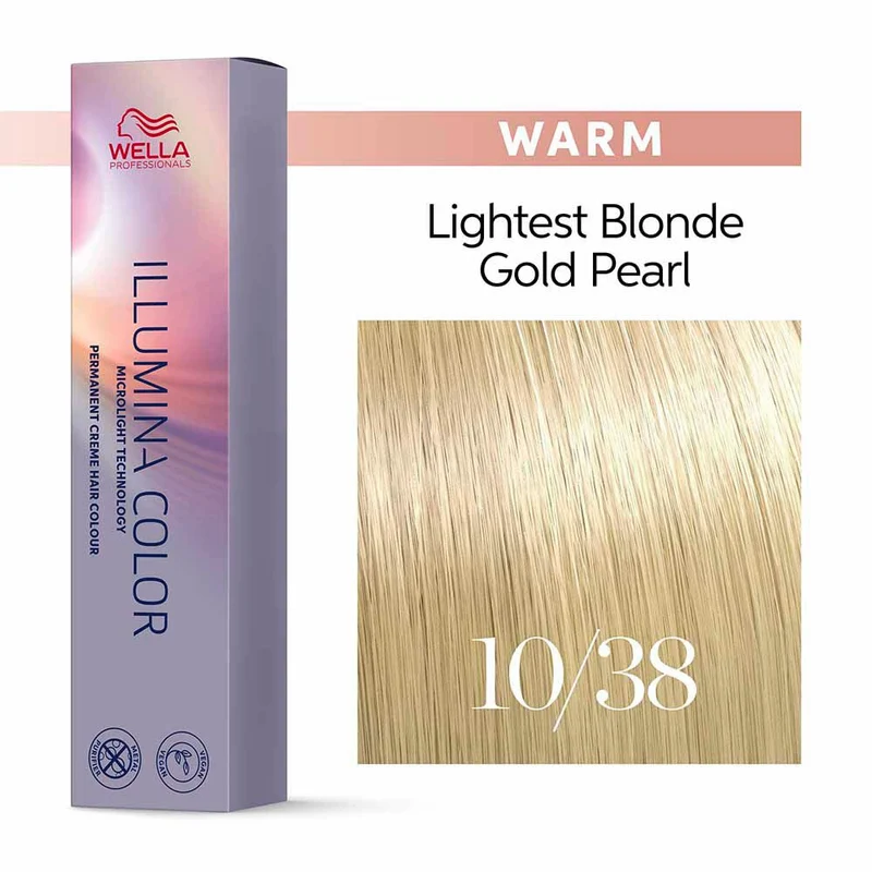 Wella Illumina Color 10/38 Biondo Platino Dorato 60ml - colorazione permanente