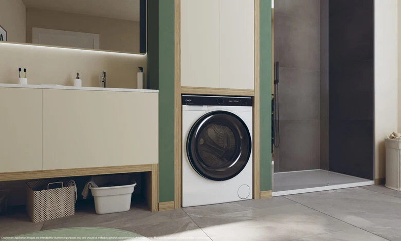 Candy BWS 6106B8-S Lavasciuga A Libera Installazione 10 Kg, 1600 Giri, Prowash&Dry, Wi-Fi + Bluetooth, Proactive Ecowash, Soft Drum, Classe D, Nero Bianco
