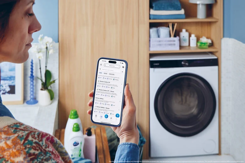 Candy BWS 6106B8-S Lavasciuga A Libera Installazione 10 Kg, 1600 Giri, Prowash&Dry, Wi-Fi + Bluetooth, Proactive Ecowash, Soft Drum, Classe D, Nero Bianco