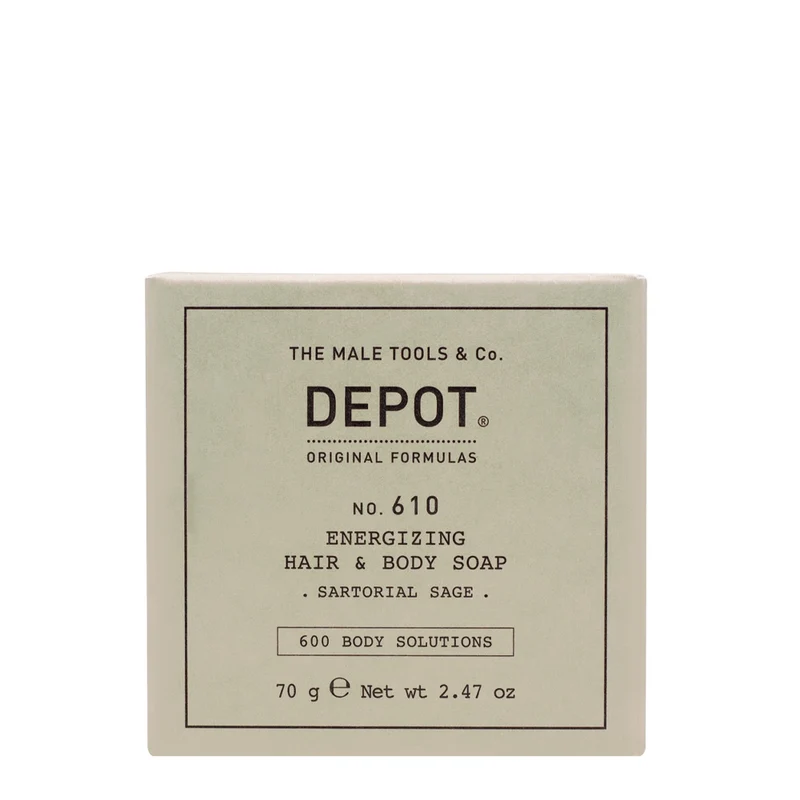 Depot Body Solutions No. 610 Energizing Hair & Body Soap 70gr - saponetta profumata