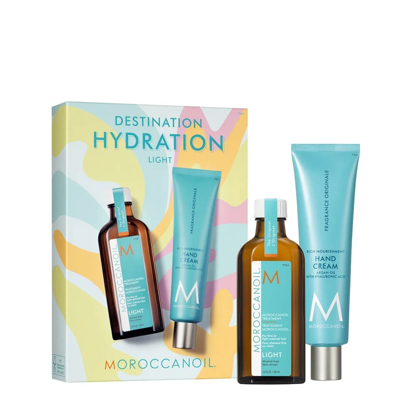 Moroccanoil Destination Hydration Light - cofanetto idratazione crema mani in omaggio