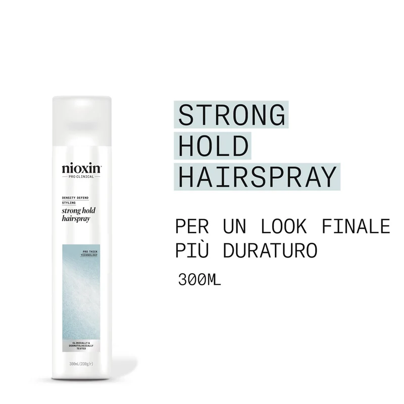 Nioxin Strong Hold Spray 300ml - lacca tenuta forte