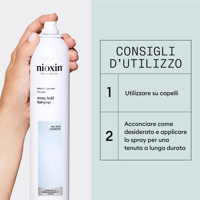 Nioxin Strong Hold Spray 300ml - lacca tenuta forte