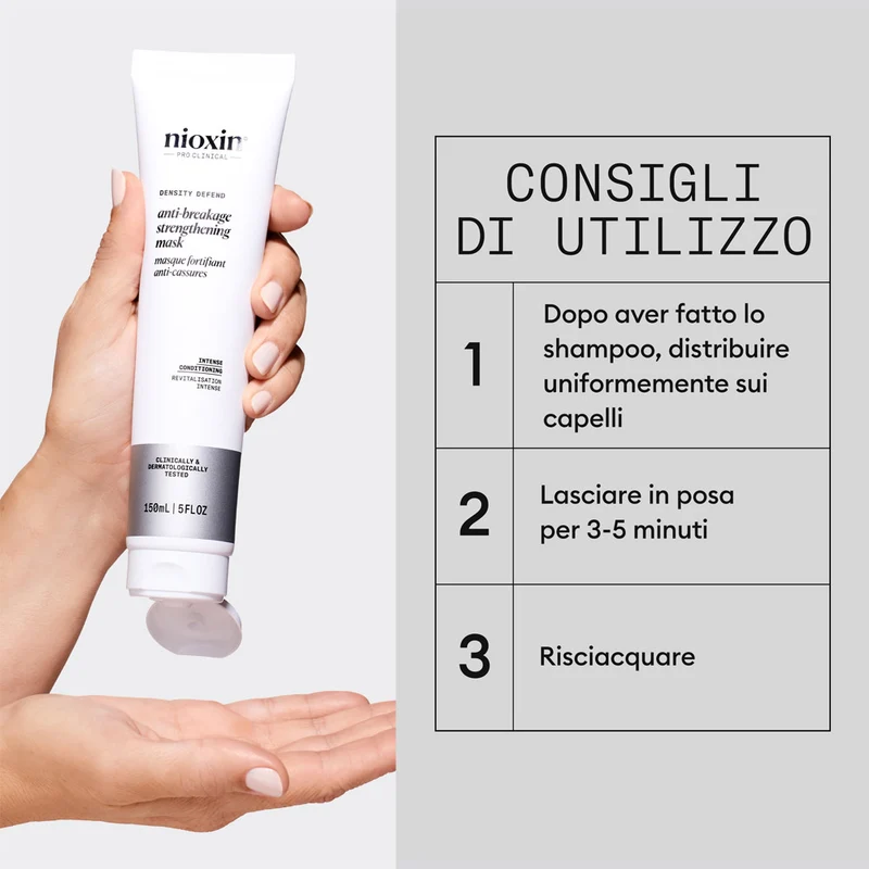 Nioxin Density Defend Anti-Breakage Mask 150ml - maschera rinforzante
