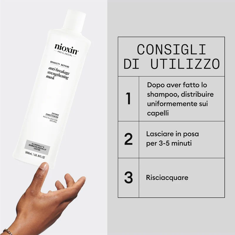 Nioxin Density Defend Anti-Breakage Mask 500ml - maschera rinforzante