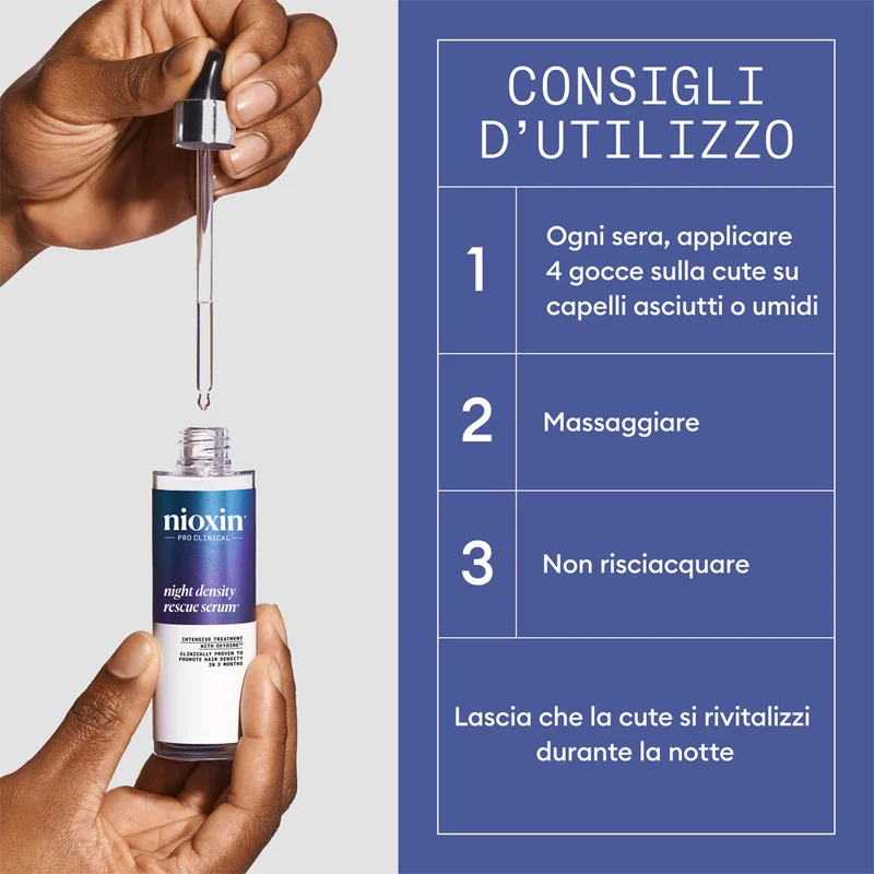 Nioxin Night Density Rescue Serum 70ml - siero densificante
