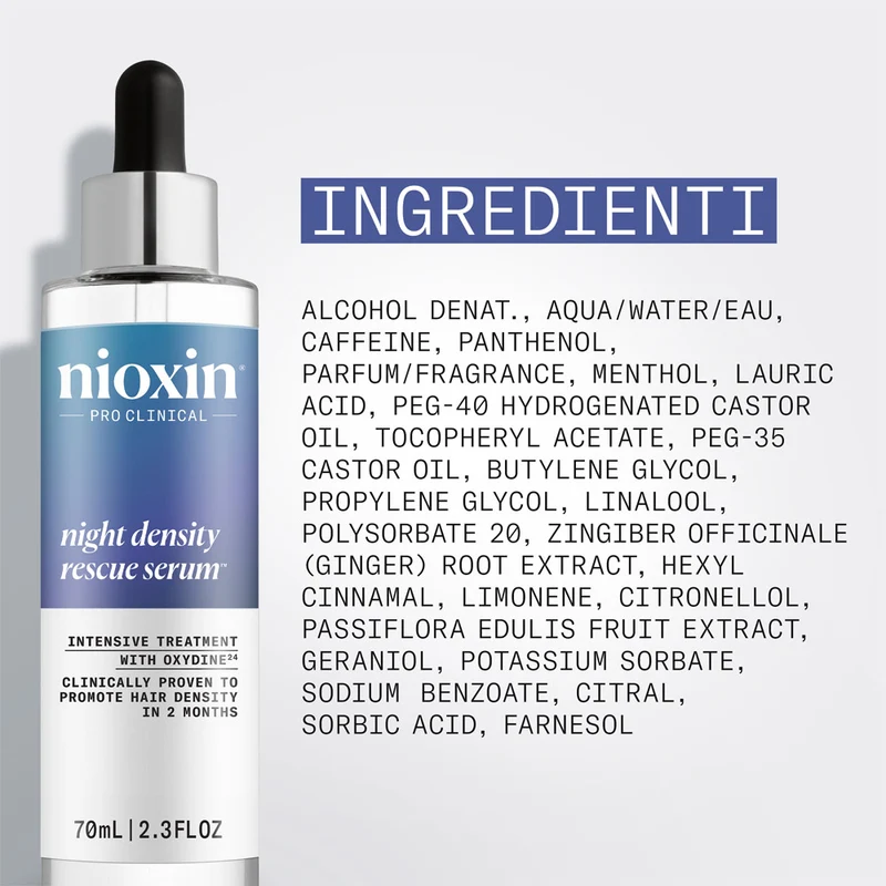 Nioxin Night Density Rescue Serum 70ml - siero densificante